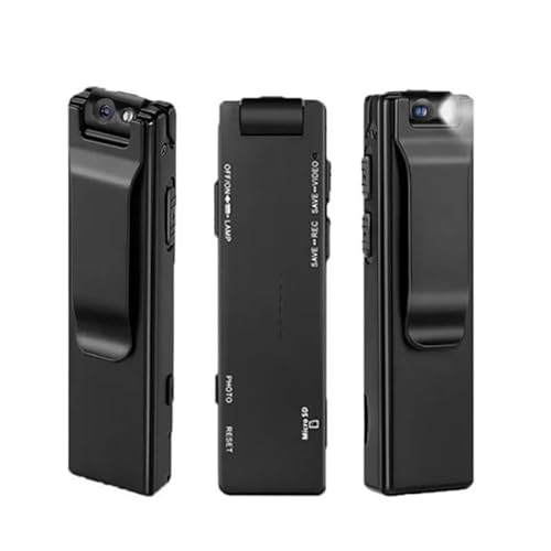 Câmera Policial Esportiva A3 Hd 1080p Externa Corpo Colete Tira Foto 90° Bateria 1100mAh Sem Fio Mag