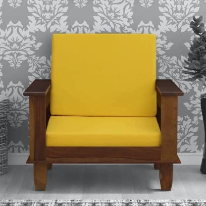 Solid Sheesham Wooden Seater Sofa Set for Living Room Furniture - Natural Brown Finish-image-26