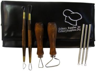 Culinary Supplies 7 Piece Pumpkin Tools with Deluxe Black Bag