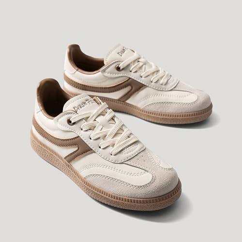 DREAM PAIRS Boys Girls Indoor Soccer Shoes Kids Youth Child Baseball Tennis Casual Sneakers Dress Shoes,Size 2 Little Kid,Khaki,SKSO26003K