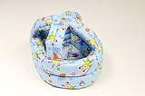 img_[Girasole］ ベビーヘルメット 頭部の保護 スポンジ クッション 幼児用 転倒防止 (ブルー