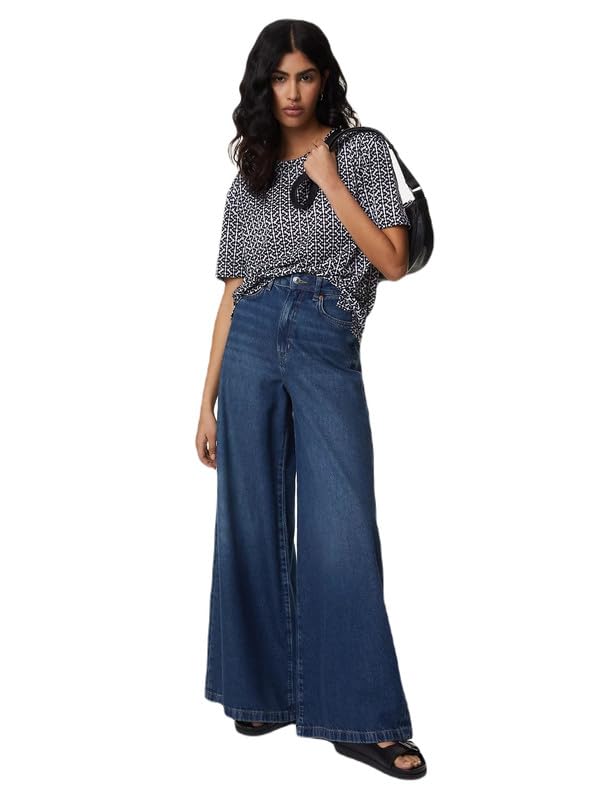 Image of Marks & Spencer Women's Polyester Relaxed Fit T-Shirt