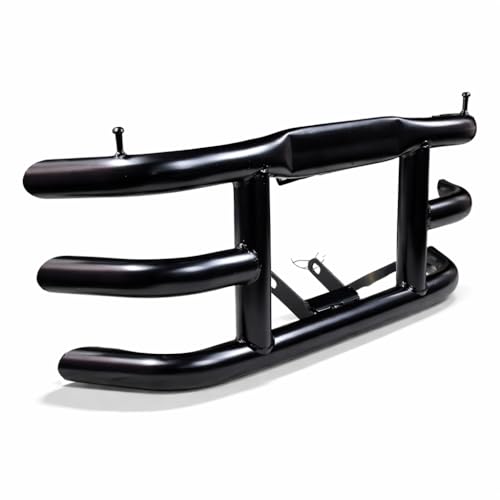 Image of Heavy Duty 3 Rod Leg Guard Compatible with Honda SP 125 | Crash Guard with Premium Black Powder Coating | Strong Mild Steel Body | Bike Safety Guard