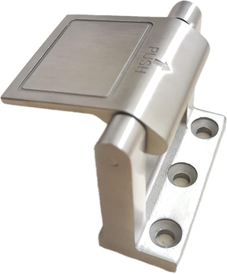 Szliyands 304 Stainless Steel Door Lock Reinforcer Privacy Door Latch for，Hotel Security Door