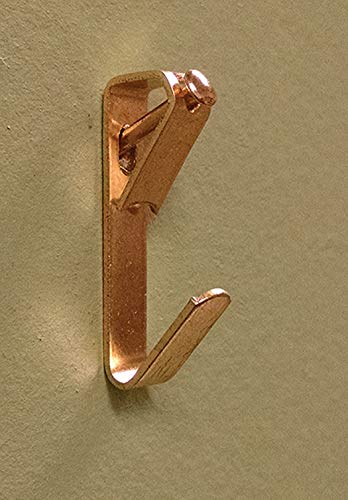Image of Hillman 42083 Brass Conventional Picture Hangers (20lb) 50 Pack
