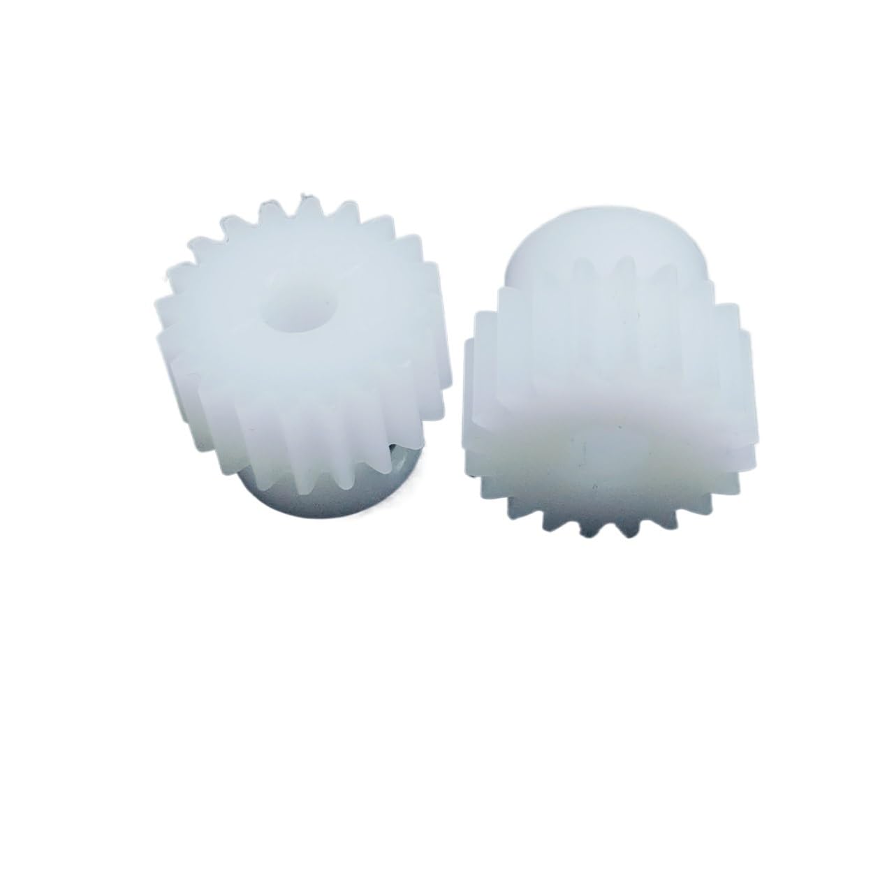 2 Stuks 0.5M 49T Plastic Tandwiel Met Stap 0.5 Module 49 Tanden Rechte Tanden Gear 25.5mm Diameter Cilindrische Rondsel(6.35mm BORE