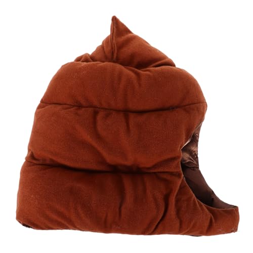 ibasenice Sombrero Divertido de Carnaval de Algodón Suave en Forma de Caca Gorro para Fiesta de Cosplay y Accesorio Fotográfico Unisex para Disfraces y Eventos Temáticos de Invierno