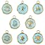 Flat ROund Sea Animal-8 pcs