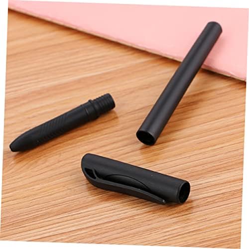 NUOBESTY 100 adet boş jel kalem tutucu, öğrenci ihtiyaçları, yazı gereçleri için kalem tutucu, pratik ve uzun ömürlü, siyah, taşıması ve saklaması kolay - Görsel 7