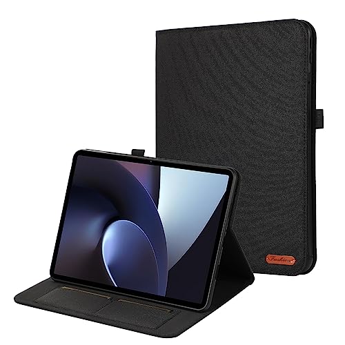 Protection Oppo Pad 2 2023 étui tissu pour travailler partout en noir