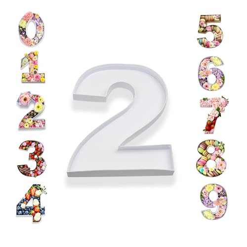 10”Cardboard Number Mache Chocolate Covered Strawberries Fillable Sweets Candy Container Box (White, 2)