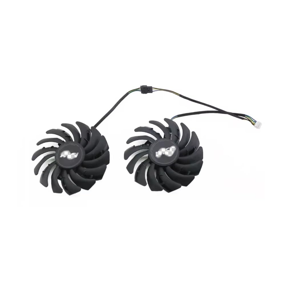 AKUYAO 87MM GPU Cooling Cooler Fans PLD09210S12HH Replacement for MSI RX5500XT 5600XT 5700XT MACH OC, RX6600 6600XT 6700XT MECH 2X OC Graphics Card