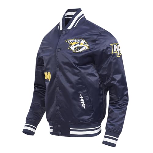 Image of Pro Standard Mens NHL Old English Satin Jacket
