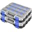 2x Blue-34-Compartments