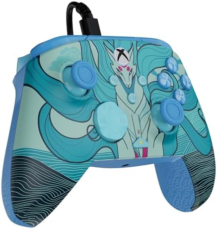 Turtle Beach Rematch Advanced Wired Gaming Controller for Xbox & PC – Powered Glow, Remappable Buttons, Hall-Effect Hair Triggers, 8ft Cable, Officially Licensed by Xbox – Blue Kitsune — view 6