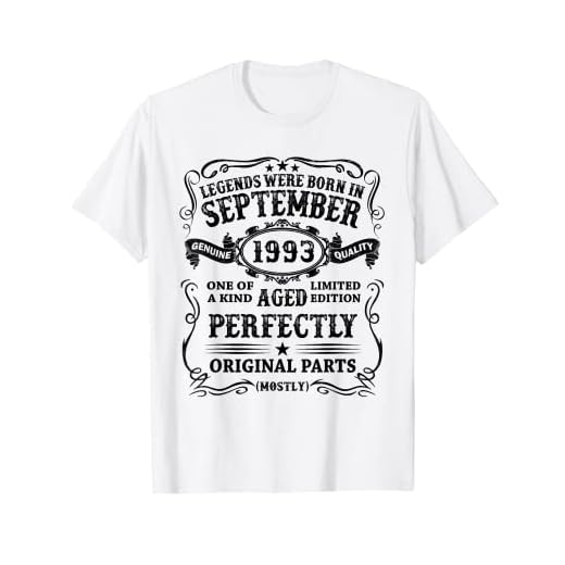 Hombre Las Leyendas Nacen En Septiembre 1993 30 Años Hombre Regalo Camiseta