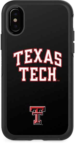 Skinit Decal Skin Compatible with OtterBox Symmetry iPhone X/XS - Officially Licensed College Texas Tech Bold Design