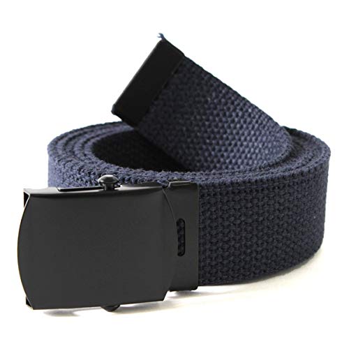 [ロスコ] ガチャベルト 無地 ネイビー フリーサイズ [並行輸入品]