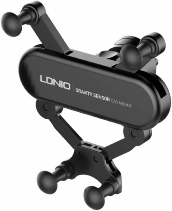 Ldnio Mg03 Universal Gravity Mechanical Car Air Vent Clip Mount Holder - Black