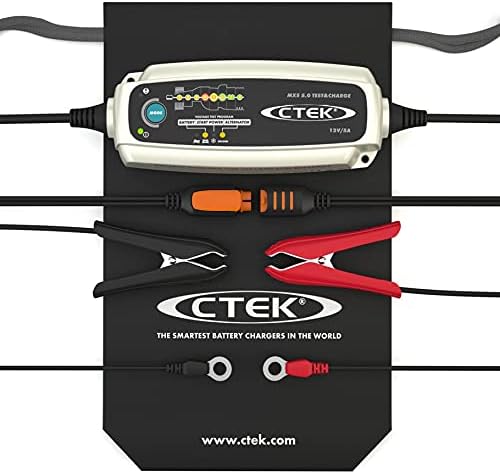 Bild 1 - CTEK MXS 5.0 Test & Charge, Batterieladegerät 12V, Batteriepfleger, Ladegerät Auto Und LKW Ladegerät, Testet Batterie Und Lichtmaschine, Entsulfatierungsprogramm Und Rekonditionierungsmodus