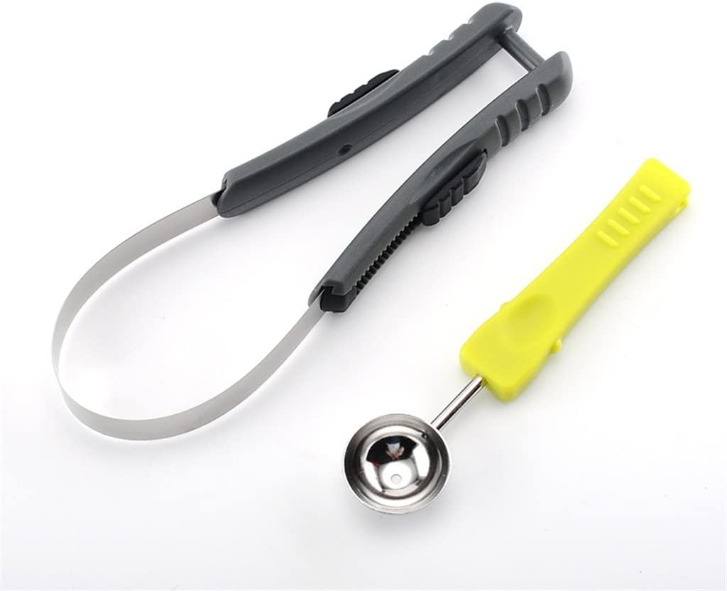 Stainless Steel Watermelon Slicer Fruit And Spoon 2 In 1 Tool Kitchen Set