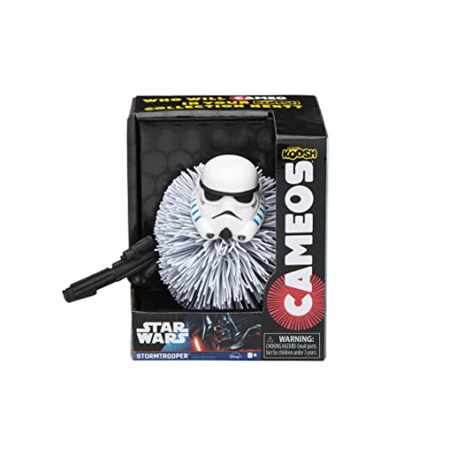 Koosh Cameos - Stormtrooper - Star Wars - Tactile Fidget Ball Fan Gift Toy Collectible for Adults and for Kids, for Ages 8 Plus