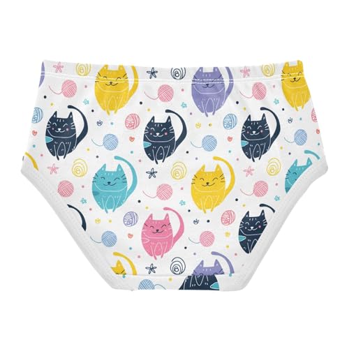 Cute Cat Yarn Toddler Girls's Underwear 2T 23021882