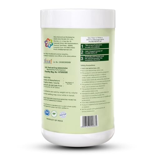 PRO360 Nefro HP (Fka Nephro HP) High Protein Dialysis Care Nutritional Supplement Powder - High Fat Formula Enriched With L-Taurine, L-Carnitine|No Added Sugar, Vanilla Flavour 200 Gram