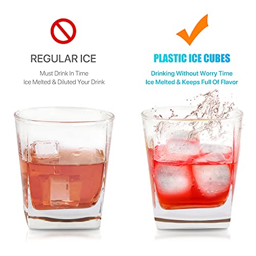 Nonley 再利用可能ドリンク用アイスキューブ 100個セット