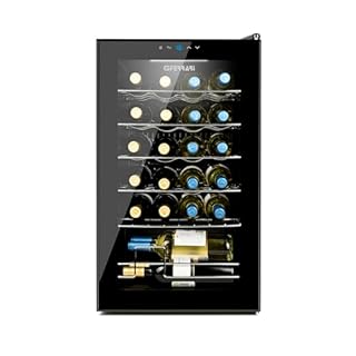 G3 Ferrari G90049 Cantinetta per Vino Riserva 24", 63 Litri, Display LED, Capacità 24 Bottiglie, Basso consumo Energetico, Termostato da 5°C a 18°C, Completa di Luce Interna e Ripiani