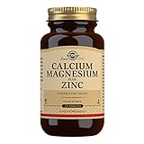 Solgar Calcium Magnesium Plus Zinc, 250 Tablets - Promotes Healthy Bones and Teeth - Supports Nerve & Muscle Function - Non GMO, Vegan, Gluten Free, Dairy Free, Kosher, Halal - 83 Servings
