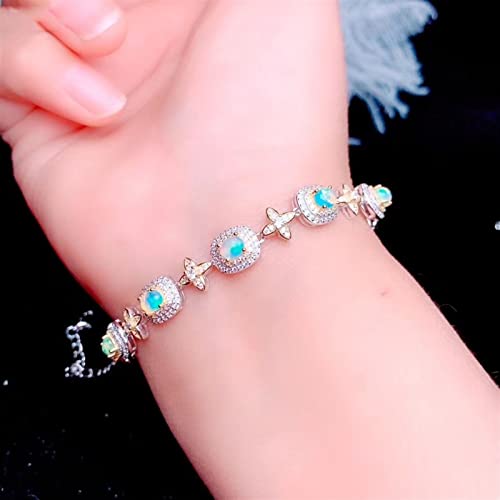 Bijoux 925 en opale naturelle véritable et argent massif précieux