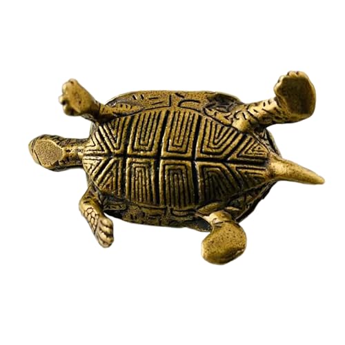Figura Tortuga Vintage de Latón LESHOW miniatura 3