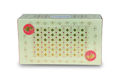 Image of Kosher Bamboo Facial Tissue Box - Pack of 4 - Made of Pure bamboo Pulp - 2 Ply - 100 pulls each (IvoryGold)