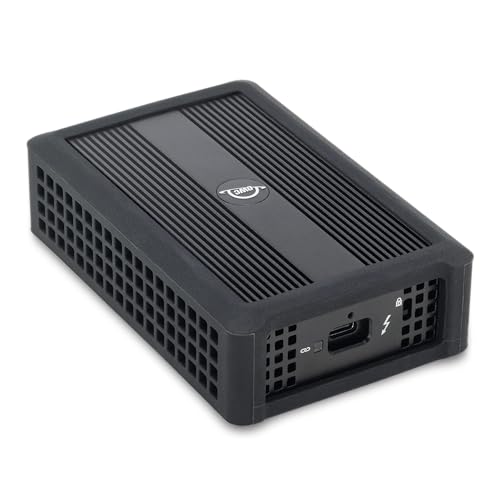 OWC Thunderbolt 4 10G Ethernet Adapter, for High-Speed Network Connections, RJ45 Port Supports 10Gb/s, 5Gb/s, 2.5Gb/s, 1Gb/s and 100Mb/s Base-T, Compatible with Thunderbolt 4 Host Ports