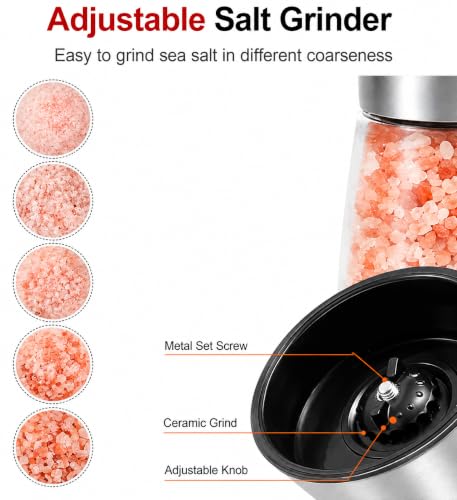 Image of Moldiy Manual Coffee Grinder | Conical Burr Mill for Precision Brewing | Brushed Stainless Steel (Big)