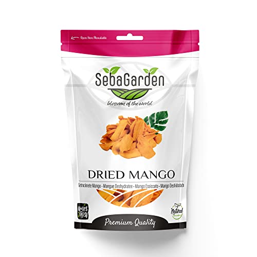 Seba Garden Mangue séchée d'Afrique du Sud - Sachet Ziplock - 1 kg