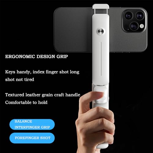 Perche à selfie compacte et extensible à rotation 360 pour vidéo stable - 6