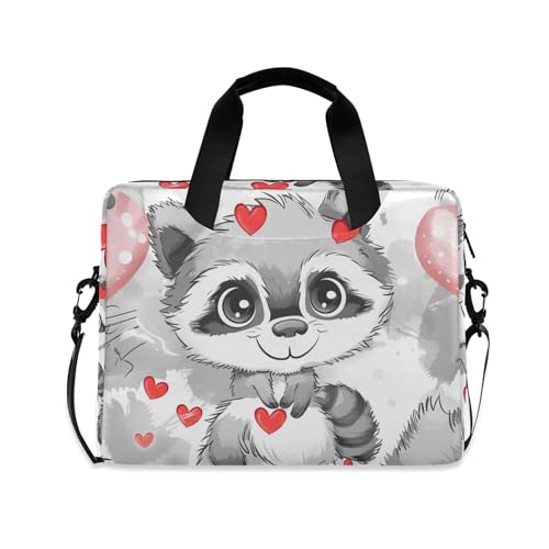 Funda para portátil ALZA con diseño de mapache, 13 a 15.6 pulg. miniatura 1