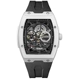 Ingersoll The Rim I16202 - Orologio automatico da uomo con quadrante scheletrato nero e cinturino in poliuretano nero