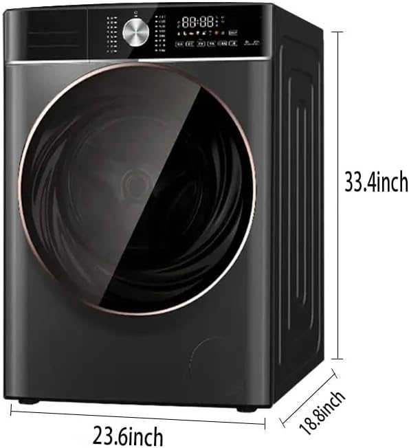 Miniatura 6 de Combinación de lavadora y secadora, 5.0 pies cúbicos, con pantalla LED, 12 selecciones de ciclos todo en uno, lavadora y secadora de carga frontal