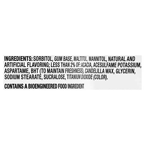 Image of Trident White Spearmint Sugar Free Gum, 4 Bottles of 60 Pieces (240 Total Pieces)