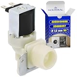 Elettrovalvola Lavatrice e Lavastoviglie con 1 Uscite Ø 12 mm a 90° con Codice Originale 4055030698 per Electrolux per Zanussi 25686057 92206333 per Candy per Haier - Garanzia di 10 Anni - MONTERAL
