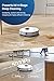 ECOVACS DEEBOT T10 OMNI Robot Vacuum and Mop Combo, Auto Self-Emptying, Auto Mop Cleaning, Hot Air Drying, 5000Pa Suction, OZMO TURBO Deep Mopping with Precision Mapping and Obstacle Avoidance, White