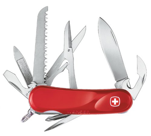 Wenger 16961 Swiss Army Evolution 18 Pocket Knife, Red