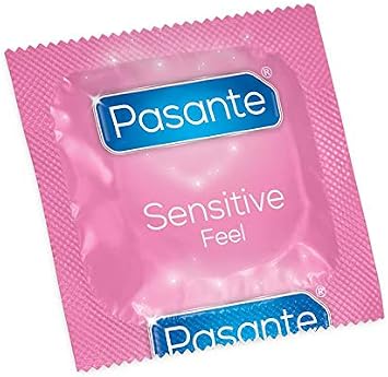 Pasante Sensitive (Feel) Condoms - Pack of 72 (6 Packs of 12)
