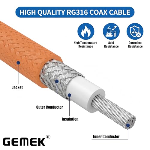 Cable SMA macho a N macho contra pérdida de señal en antenas y routers WiFi 3