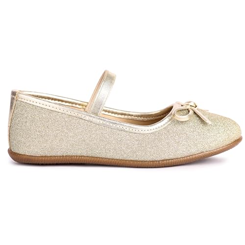 Image of Girl's Stylish Ballerinas, White, 24