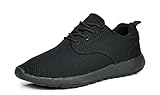 DREAM PAIRS RUN-PRO Men's New Light Weight Go Easy Walking Casual Athletic Comfortable Running Shoes Sneakers Black Size 11
