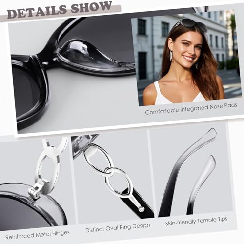 Polarized Sunglasses for Women Oversized Sun Glasses Fashion Shades SUNIER S85